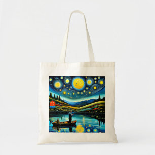 Bolso De Tela El ángulo nocturno 4