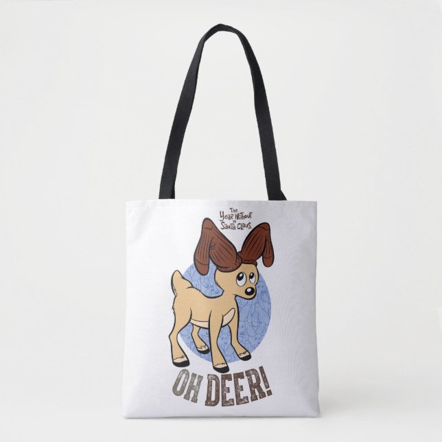 Bolso De Tela EL AÑO SIN SANTA CLAUS™ | Vixen "Oh ciervo" (Anverso)
