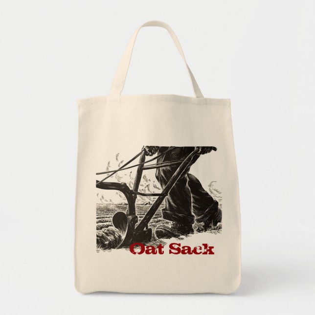Bolso De Tela El arado de los regalos del regalo del saco de la (Frente)