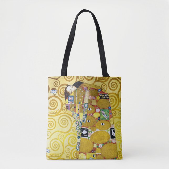 Bolso De Tela El árbol de la vida (detalle), Klimt (Anverso)