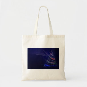 Bolso De Tela El Árbol De Navidad Ilumina Las Estrellas Brilland
