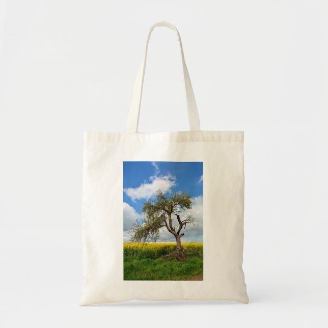 Bolso De Tela El árbol viejo (Frente)