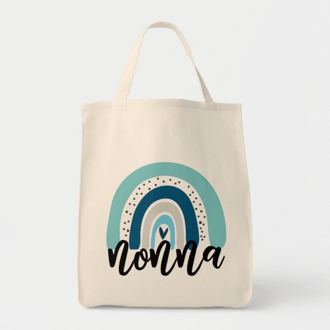 Bolso De Tela El arcoiris de Cute Nonna (Frente)