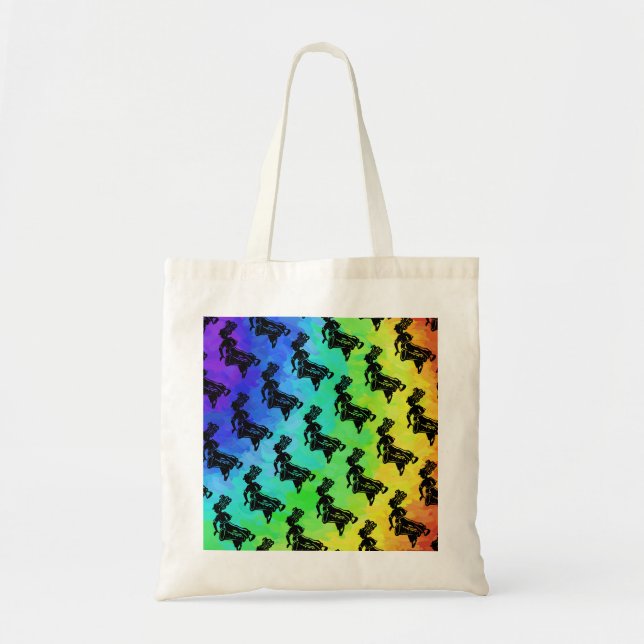 Bolso De Tela El arcoiris de las noches de boogie de Nueva York (Frente)