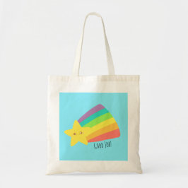 Bolso De Tela El arcoiris de una estrella corta