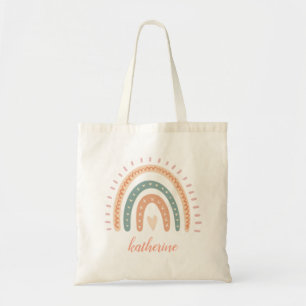 Bolso De Tela El arcoiris del Pastel Boho moderno