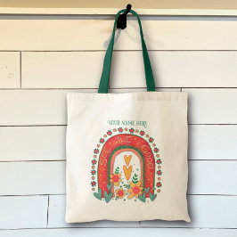 Bolso De Tela El arcoiris ve la buena inespiritualidad personali