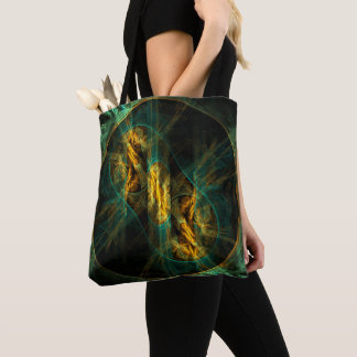 Bolso De Tela El arte abstracto del ojo de la jungla