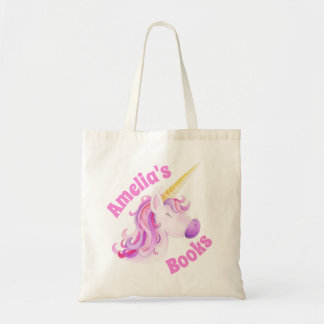 Bolso De Tela El arte banal principal del unicornio embroma la