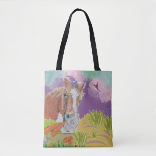 Bolso De Tela El arte de la amapola colores