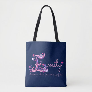 Bolso De Tela El arte del monograma de Emily E y el significado