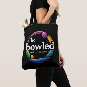 Bolso De Tela "El arte en movimiento: Logo de los bolos de céspe
