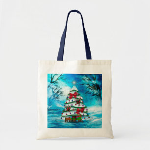 Bolso De Tela El arte popular de los Navidades de los árboles