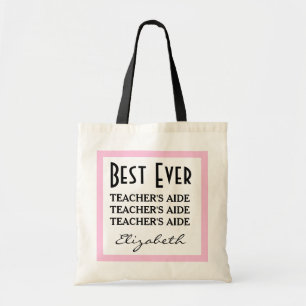 Bolso De Tela El asistente del mejor profesor nunca cualquier