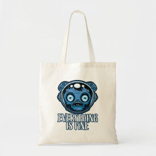 Bolso De Tela El astronauta zombi está bien
