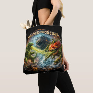 Bolso De Tela El ataque del Coloso mutante vegetal mediano sh