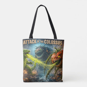 Bolso De Tela El ataque del Coloso mutante vegetal por todas par