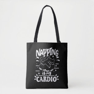 Bolso De Tela El Ataque Es Mi Diseño De Gato Cardio Sencillo Y F