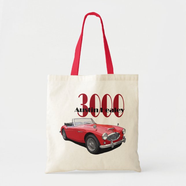 Bolso De Tela El Austin Healey 3000 (Frente)
