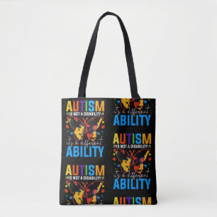 Bolso De Tela El Autismo No Es Una Discapacidad, Es Diferente