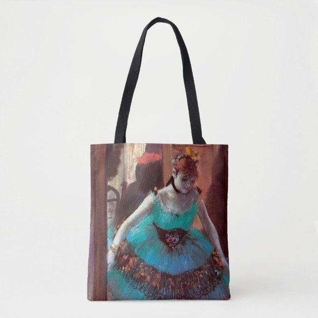 Bolso De Tela El bailarín que sale le del vestuario cerca (Anverso)
