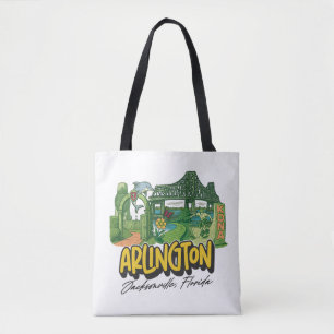Bolso De Tela El barrio de Arlington Tote Bag