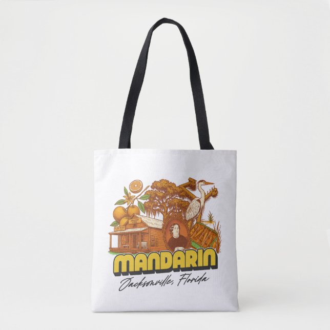Bolso De Tela El barrio Mandarin Tote Bag (Anverso)