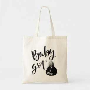 Bolso De Tela El bebé obtuvo el retrato de la escritura de grafi