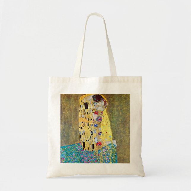 Bolso De Tela El beso 2 de Gustav Klimt (Frente)