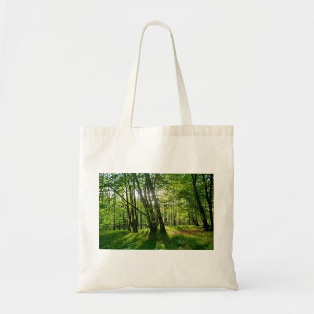 Bolso De Tela El bosque en primavera (Frente)