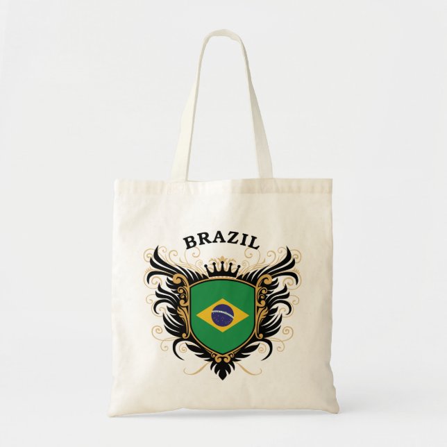Bolso De Tela El Brasil (Frente)