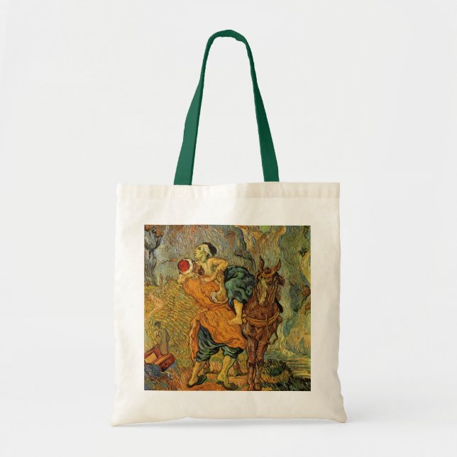 Bolso De Tela El buen samaritano de Vincent van Gogh (Frente)