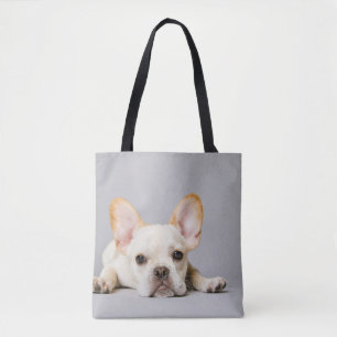 Bolso De Tela El Bulldog francés se desmorona