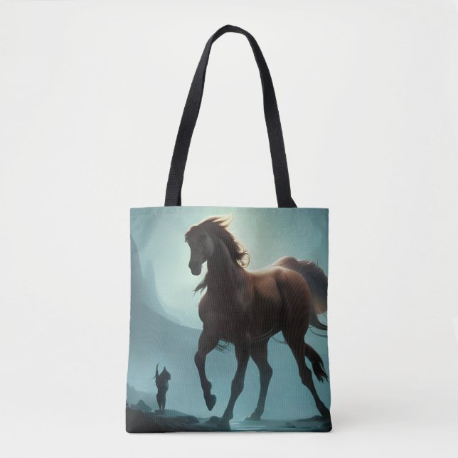 Bolso De Tela El caballo (Anverso)