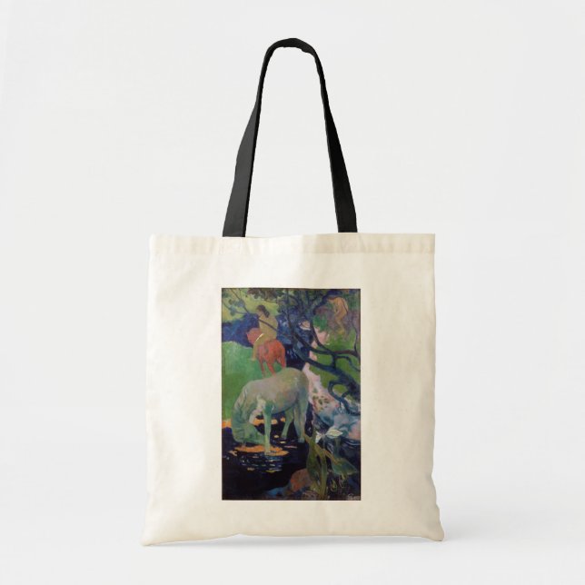 Bolso De Tela El caballo blanco, Gauguin (Frente)