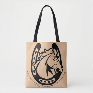Bolso De Tela "El caballo salvaje no me podía hacer"