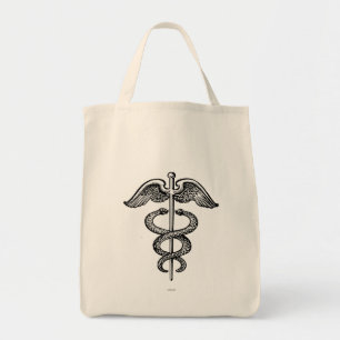Bolso De Tela El caduceo