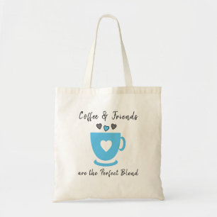 Bolso De Tela El café perfecto y los amigos adoran los corazones