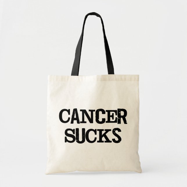 Bolso De Tela El cáncer chupa (Frente)