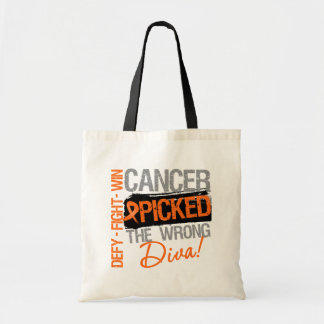 Bolso De Tela El Cáncer De Leucemia Recogió La Diva Equivocada