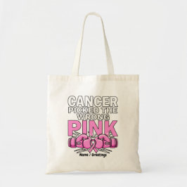 Bolso De Tela El cáncer eligió a la luchadora equivocada de cánc