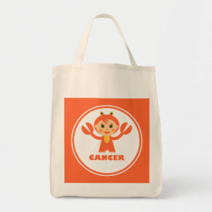 Bolso De Tela El cáncer es mi signo zodiaco