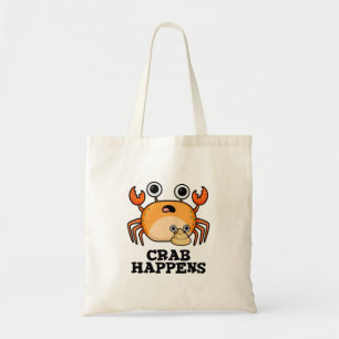 Bolso De Tela El cangrejo ocurre con el divertido bollo animal