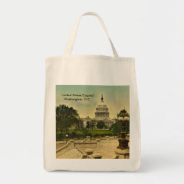Bolso De Tela El Capitolio de los Estados Unidos de la Bibliotec