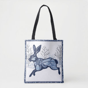 Bolso De Tela El capricho del invierno de Hares