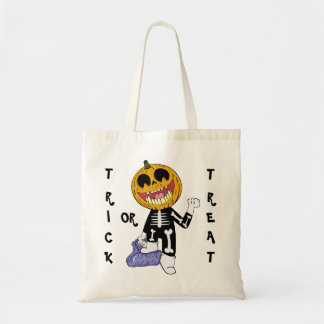 Bolso De Tela El CARAMELO de HALLOWEEN empaqueta TRUCO O la