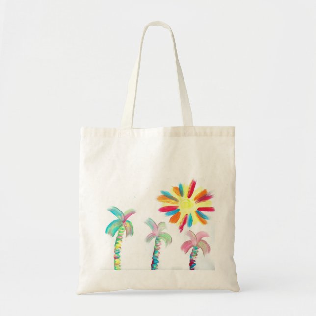 Bolso De Tela El caramelo riega al artista del autismo (Frente)