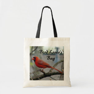 Bolso De Tela "El cardenal de sexo masculino del amante del