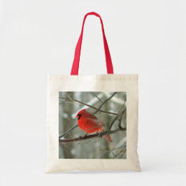 Bolso De Tela El cardenal rojo alegre Tote Bag