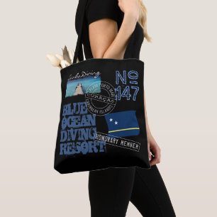 Bolso De Tela El Caribe de Curazao